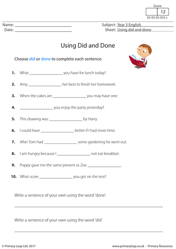 Ks2 English Worksheets Free Printable Uk