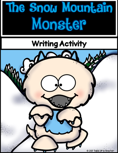 The Snow Mountain Monster ~ Creative Writing Activity