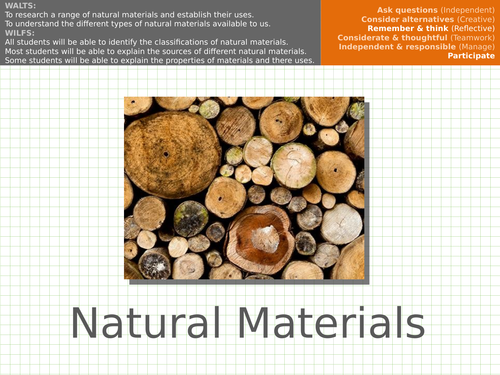 Materials - Natural