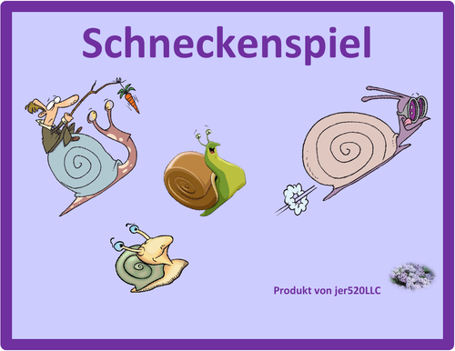 Hausarbeit (Chores in German) Schnecke Snail Game