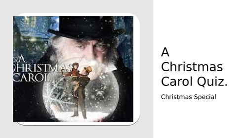 Christmas Carol Quiz