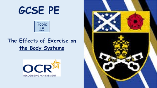GCSE PE OCR - 1.5 The Effects of Exercise on the Body Systems