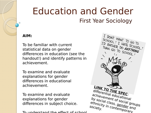 AQA Gender and Educational Achievement