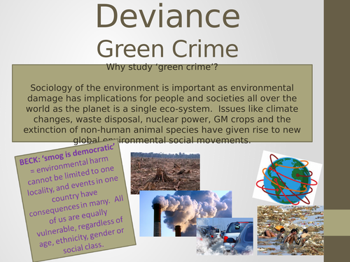 AQA Green Crime