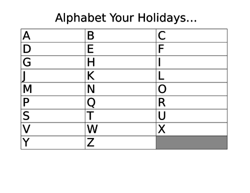 Tutor group new term introductory activities