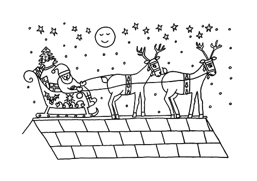 Christmas coloring pages