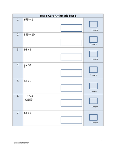 ks2 maths tests and revision year 6 sats tes