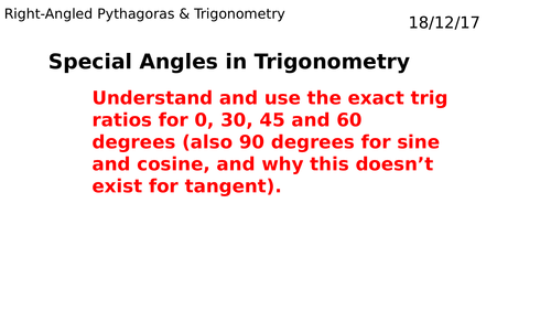 Exact Trigonometric Values