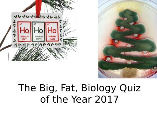 GCSE Biology quiz - Christmas