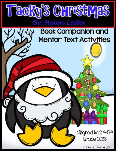 Tacky's Christmas Book Companion and Mentor Text Activities