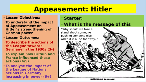 NEW OCR A: Appeasement - Hitler