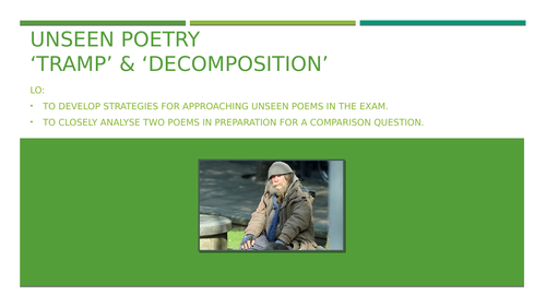 GCSE Unseen Poetry