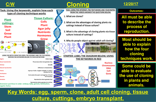 Cloning | AQA B2 4.6 | New Spec 9-1 (2018)