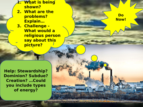 AQA 9-1 Religious Studies Spec A Pollution
