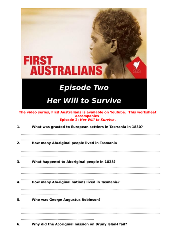 First Australians Episode 2: Her Will to Survive
