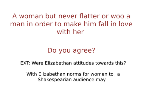 Iambic Pentameter in A Midsummer Night's Dream