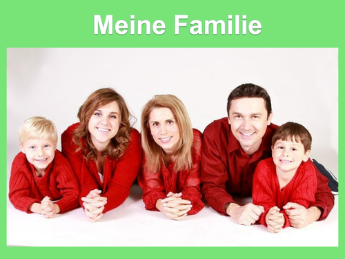 Meine Familie | Teaching Resources