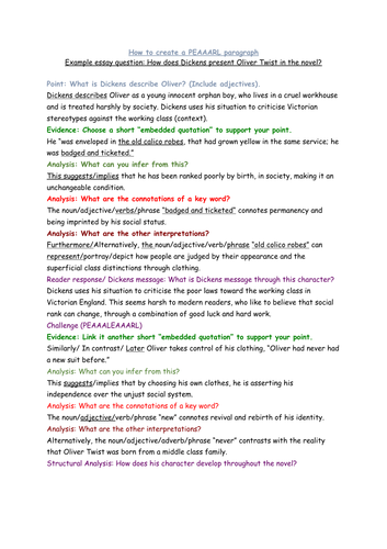 How to create a PEAAARL paragraph