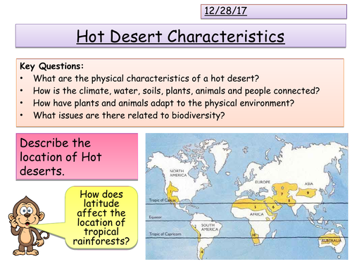 Hot Desert Characteristics