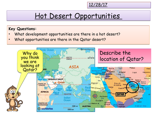 Desert Opportunities - Qatar | Teaching Resources