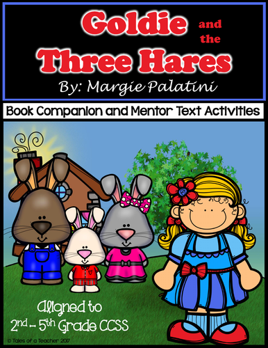 Goldie and the Three Hares Book Companion and Mentor Text Activities