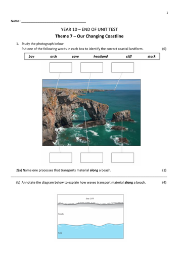 Coasts - Assessment