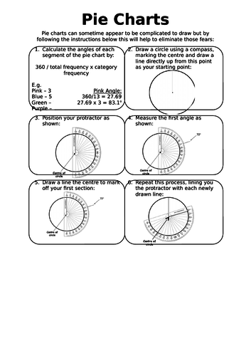 how-to-draw-a-pie-chart-teaching-resources