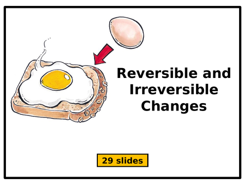 Reversible And Irreversible Changes By Lresources4teachers Teaching