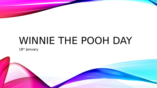 Winnie the Pooh day assembly