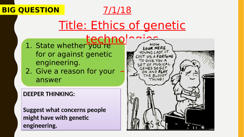 AQA new specification-Ethics of genetic technologies-B13.5