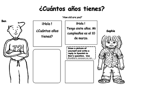 Spanish Months And Age How Old Are You Ks1 2 Teaching Resources