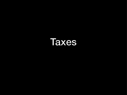 IGCSE Business Studies - Taxes