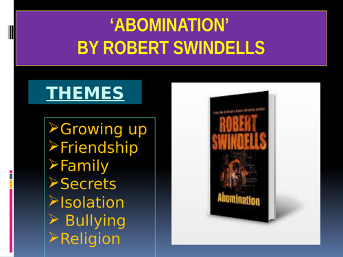 ‘Abomination’ – Reading Assessment