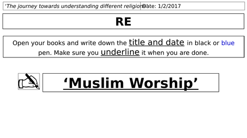 Islamic Worship