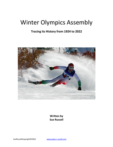 Winter Olympics Assembly or Class Play