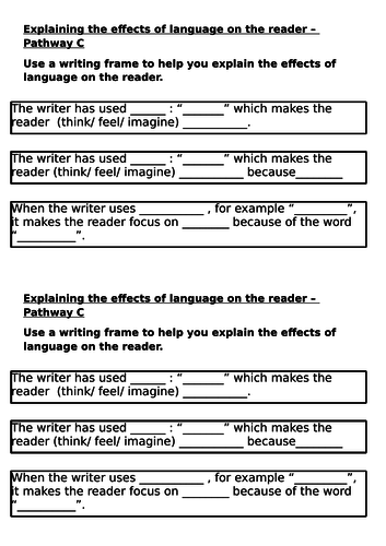 Differentiated resource for language analysis