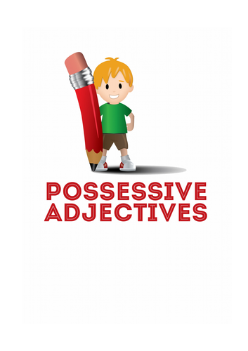 POSSESSIVE ADJECTIVES - my, your, ...