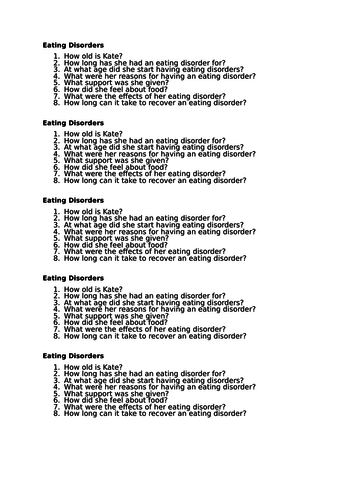 Unit 10 Caring for Children and Young People- Child related reasons