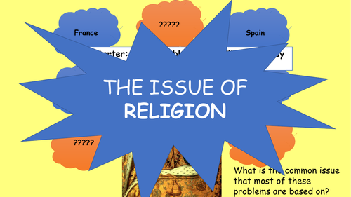 3) How did Elizabeth attempt to deal with the issue of religion?
