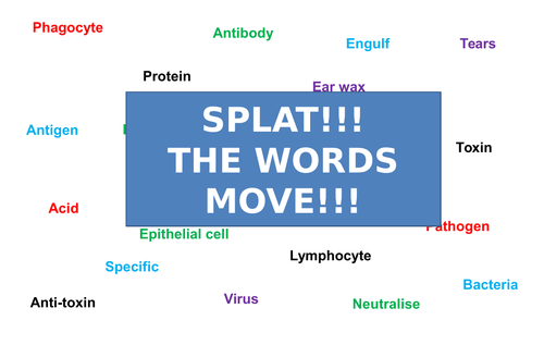 Immune System | Moving Splat!!! | Game | Revision