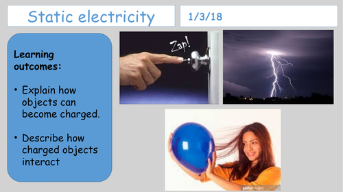 KS3 Activate Static Electricity