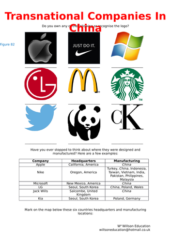 Transnational Companies In China