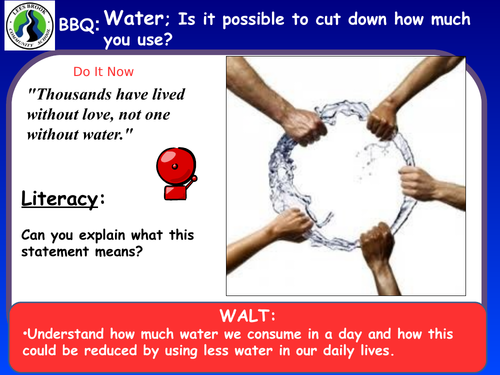 KS3 - Energy unit - L10 water supplies - fully resourced