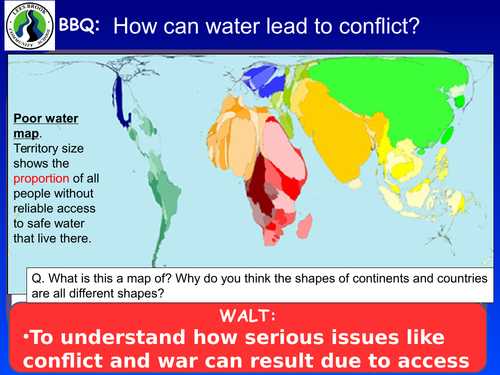 KS3 - Energy unit - L11 poor water and conflict - fully resourced