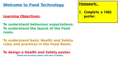 HEALTH AND SAFETY IN THE KITCHEN