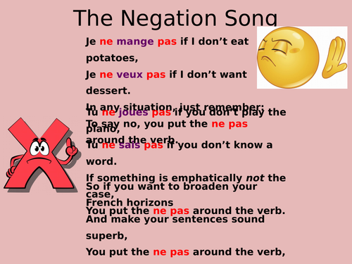 French Negation Rap