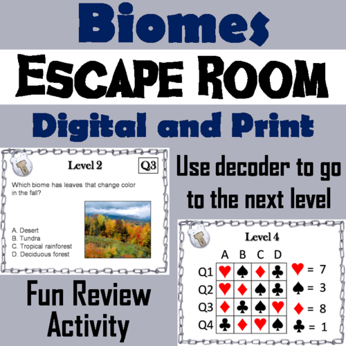 Biomes Escape Room