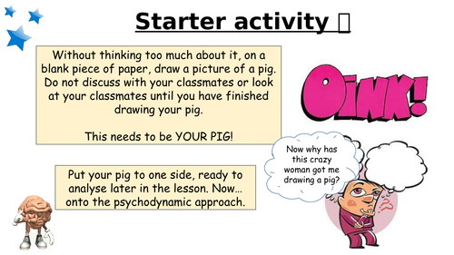 AQA New Spec A Level - Approaches - Psychodynamic approach including idographic and nomothetic