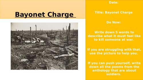 GCSE English Lit AQA Power & Conflict Anthology Lessons