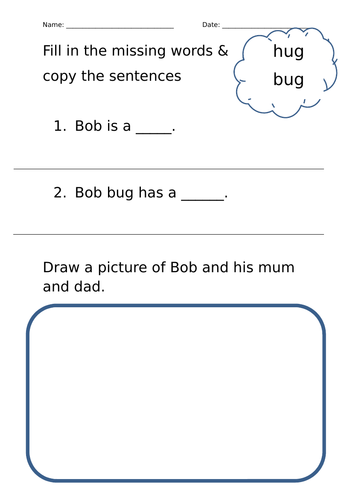 Songbirds Level 1 Comprehension Worksheets